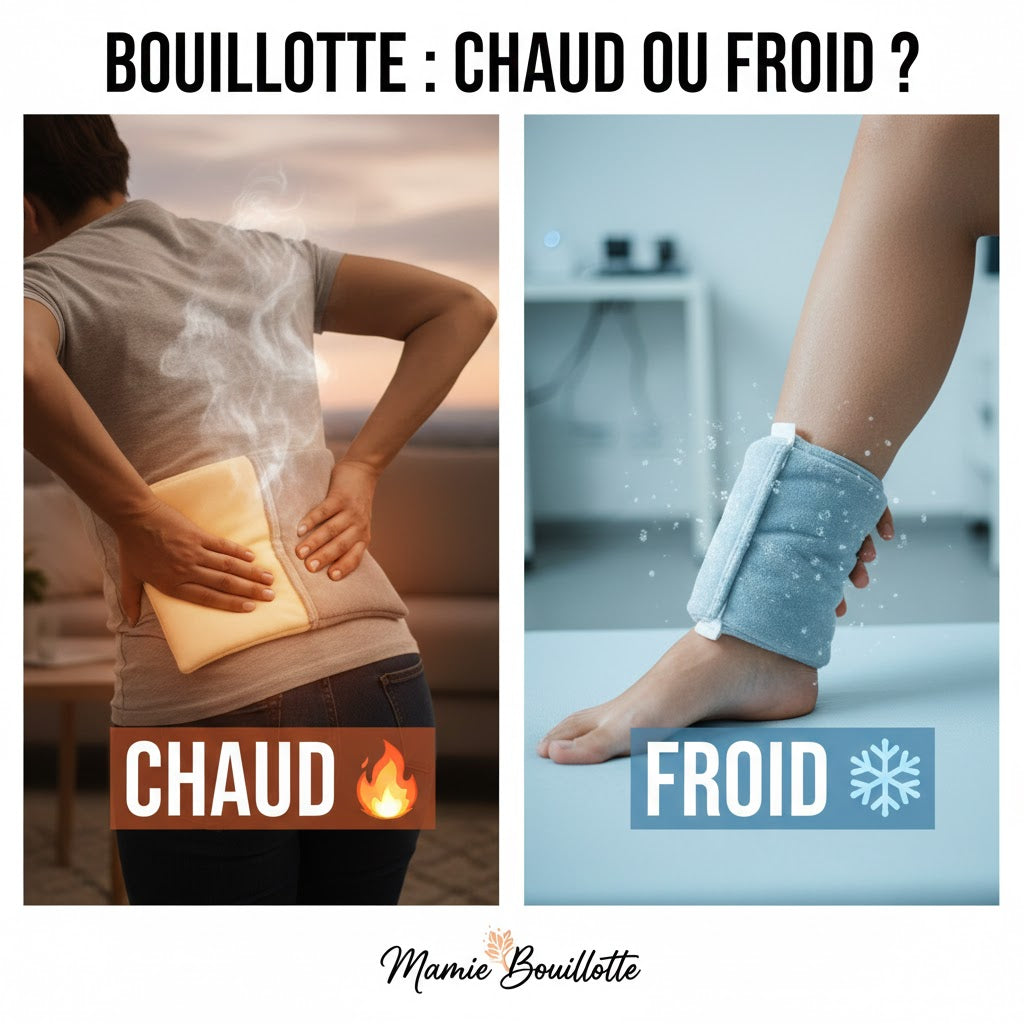 Chaud ou froid : quand utiliser une bouillotte ?