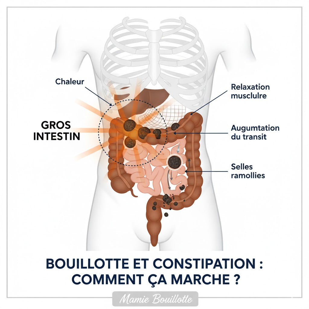 Bouillotte et constipation : pourquoi la chaleur aide votre transit