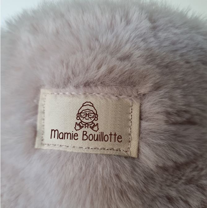 Bouillotte a eau avec étiquette Mamie Bouillotte